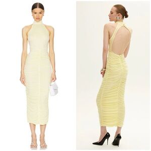 THE NEW ARRIVALS BY ILKYAZ OZEL Oriane Dress in Buttercream Size 36